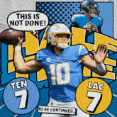 Los Angeles Chargers (7) Vs. Tennessee Titans (7) Half-time Break GIF - Nfl National Football League Football League GIFs