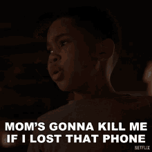 Moms Gonna Kill Me If I Lost That Phone Dion Warren GIF