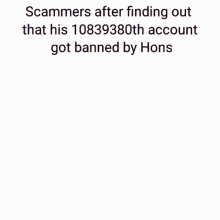 scammers hons