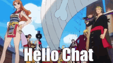 One Piece Hello Chat GIF - One Piece Hello Chat GIFs