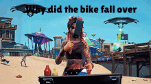 Why Did The Bike Fall Over GIF
