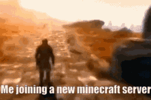 Minecraft Running GIF - Minecraft Running Skyrim GIFs