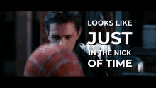 Nick Of Time Harry Osborn GIF - Nick Of Time Harry Osborn Spider Man GIFs