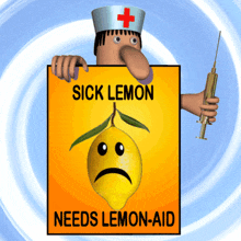 Sick Lemon Medical Help GIF - Sick Lemon Medical Help Nurse With Syringe GIFs