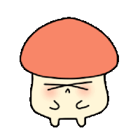 Mushroom Cute Sticker - Mushroom Cute Depressed Stickers