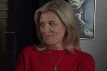 Leanne Smiles And Holding Back A Laugh Coronation Street GIF - Leanne Smiles And Holding Back A Laugh Coronation Street Corrie GIFs