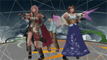 Final Fantasy Lightning GIF - Final Fantasy Lightning Yuna GIFs