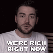 Were Rich Right Now Lewis Jackson GIF - Were Rich Right Now Lewis Jackson We Have A Lot Of Money Right Now GIFs