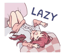 sleeping lazy