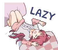 Shelter Lazy Sticker - Shelter Lazy Sleeping Stickers