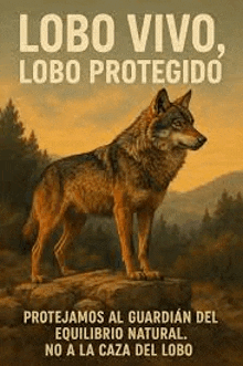 a painting of a wolf standing on top of a rock in the woods .