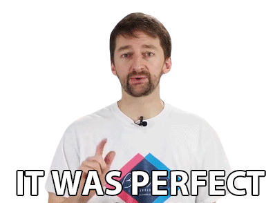 It Was Perfect Perfection Sticker - It Was Perfect Perfection Pure Stickers