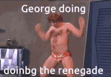 Mike Myers Austin Powers GIF - Mike Myers Austin Powers George Doing The Renegade GIFs