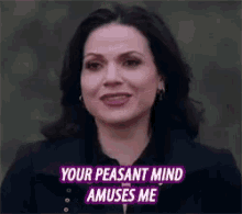 Your Peasant Mind Regina GIF - Your Peasant Mind Regina Smile GIFs