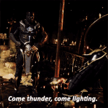 Mortal Kombat Geras GIF - Mortal Kombat Geras Come Thunder Come Lightning GIFs
