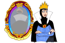 evil queen loser magic mirror