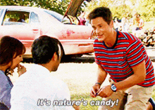 Its Natures Candy Parks And Recreation GIF