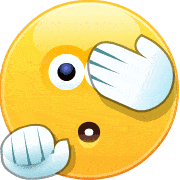 Look Emoji Sticker - Look Emoji Shy Stickers