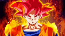 غوكوسوبرسايانغود Goku GIF - غوكوسوبرسايانغود Goku Super Saiyan God Red GIFs