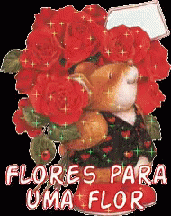 Flores Para Uma Flor GIF - Rosasromanticas Flores Rosas - Discover & Share  GIFs