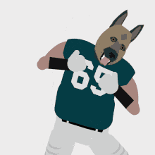 sports football nfl dance dog