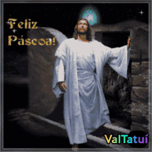 Feliz Pascoa Valtatui Jesus GIF - Feliz Pascoa Valtatui Jesus Night GIFs