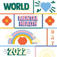 Mental Health Mhad Sticker - Mental Health Mhad World Mental Health Day Stickers