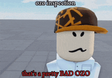 ozo inspection that 's a pretty bad ozo written on a cartoon character