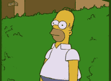 Homer Simpsons Im Out GIF - Homer Simpsons Im Out Hide In The Bush GIFs