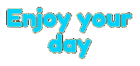 Enjoy Your Day Sticker