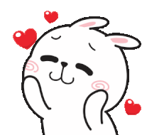 Cheer Rabbit Love Sticker - Cheer Rabbit Love Heart Stickers