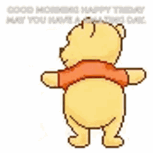 dance move winnie the pooh good morning happy friiday