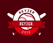 a logo for a baseball team with the name ryzer