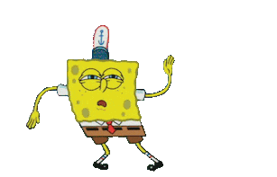Sponge Bob Square Pants Dance Sticker - Sponge Bob Square Pants Dance Dance Move Stickers