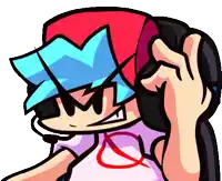 a cartoon character wearing a red hat and sunglasses