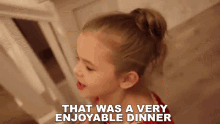 That Was A Very Enjoyable Dinner Claire Crosby GIF - That Was A Very Enjoyable Dinner Claire Crosby Claire And The Crosbys GIFs