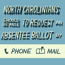 North Carolinians Should Be To Request An Absentee Ballot By Email Fax Phone Mail GIF - North Carolinians Should Be To Request An Absentee Ballot By Email Fax Phone Mail North Carolina GIFs