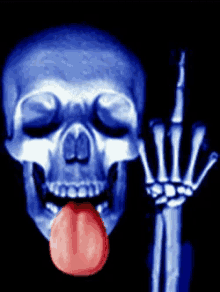 Skeleton Skull GIF - Skeleton Skull Tongue Out GIFs