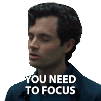 a man says " you need to focus " while looking down