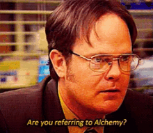 The Office Dwight GIF - The Office Dwight Alchemy GIFs