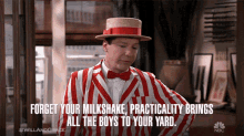 Forget Your Milkshake Practically Brings All The Boys To Your Yard Sean Hayes GIF - Forget Your Milkshake Practically Brings All The Boys To Your Yard Sean Hayes Jack Mcfarland GIFs