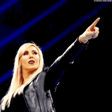 Charlotte Flair Point GIF - Charlotte Flair Point Points GIFs