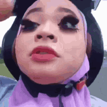 Hijab Girl Lashes Motorcycle GIF