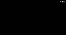 a cartoon character is holding a pink object in his hand and the word vidu is on the bottom