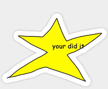 Your Did It Gold Star GIF - Your Did It Gold Star You Did It GIFs
