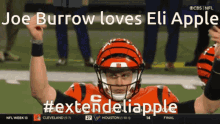 Joe Burrow Eli Apple GIF - Joe Burrow Eli Apple Bengals GIFs