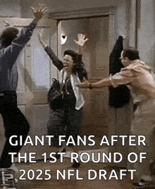 giant fans after the first round of the 2025 nfl draft