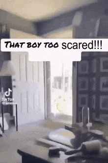 Scared That Boy Too Scared GIF