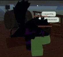 a person in a video game is standing next to another person in a video game .