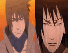 a cartoon of a man crying with tears coming out of his eyes